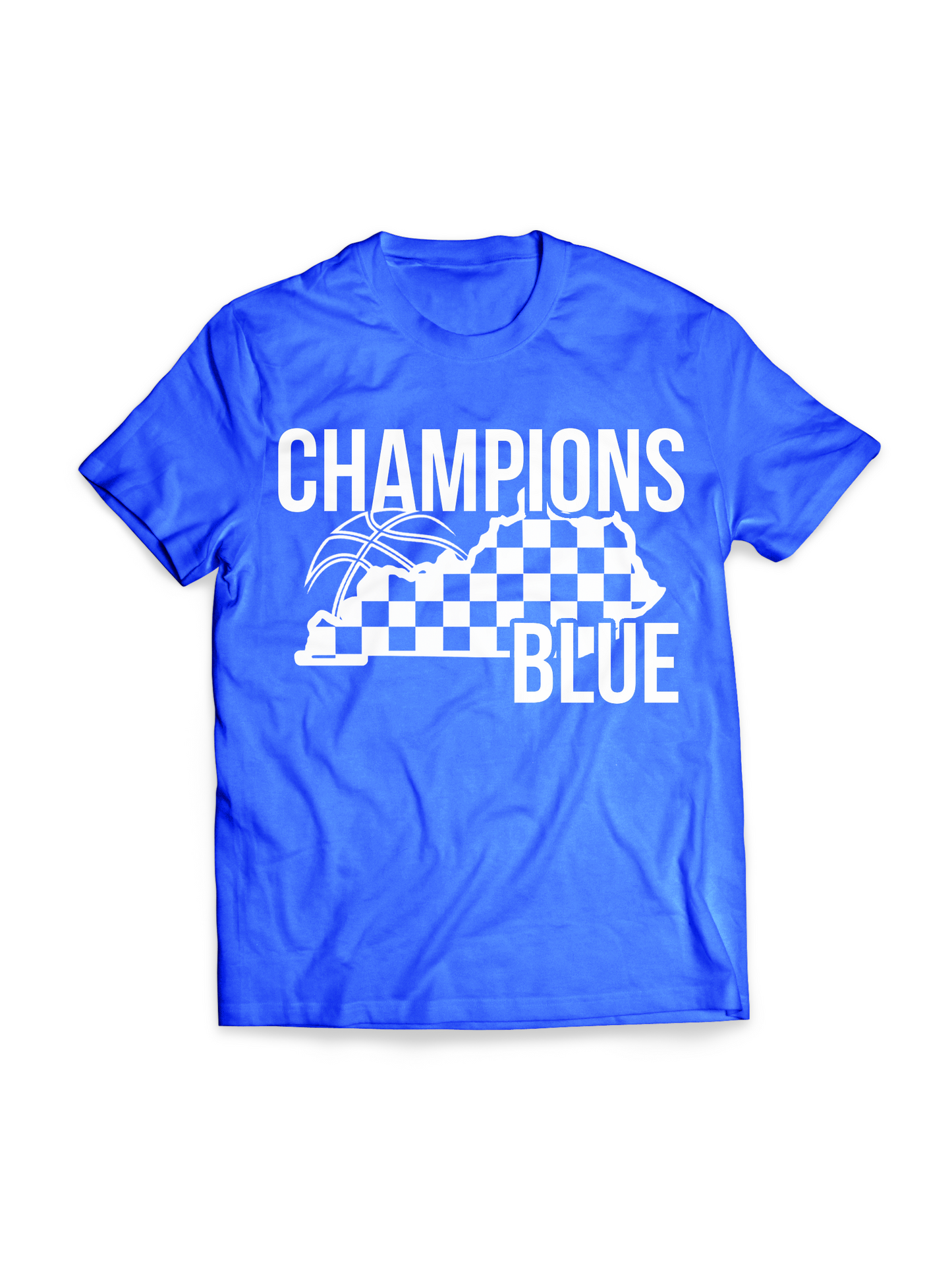 Champions Blue – Basketball State Tee