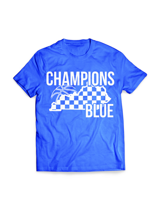 Champions Blue – Basketball State Tee